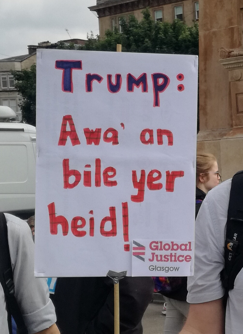 Illustration for article titled Scottish anti-Trump photo dump (long and comprehensive!)